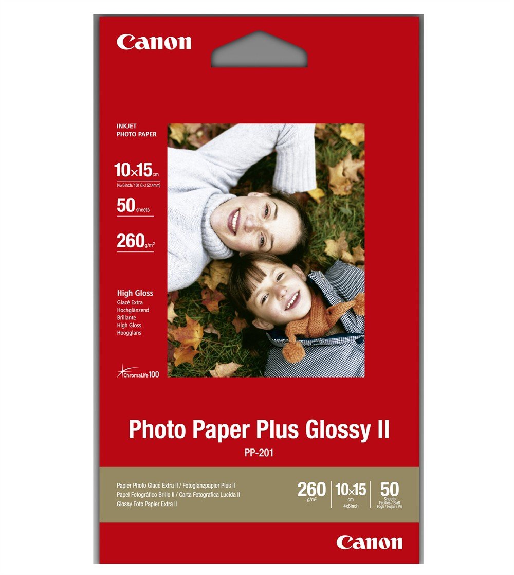 Бумага Canon 4"x6" Photo Paper Glossy PP-201, 50л. (2311B003) купить ...