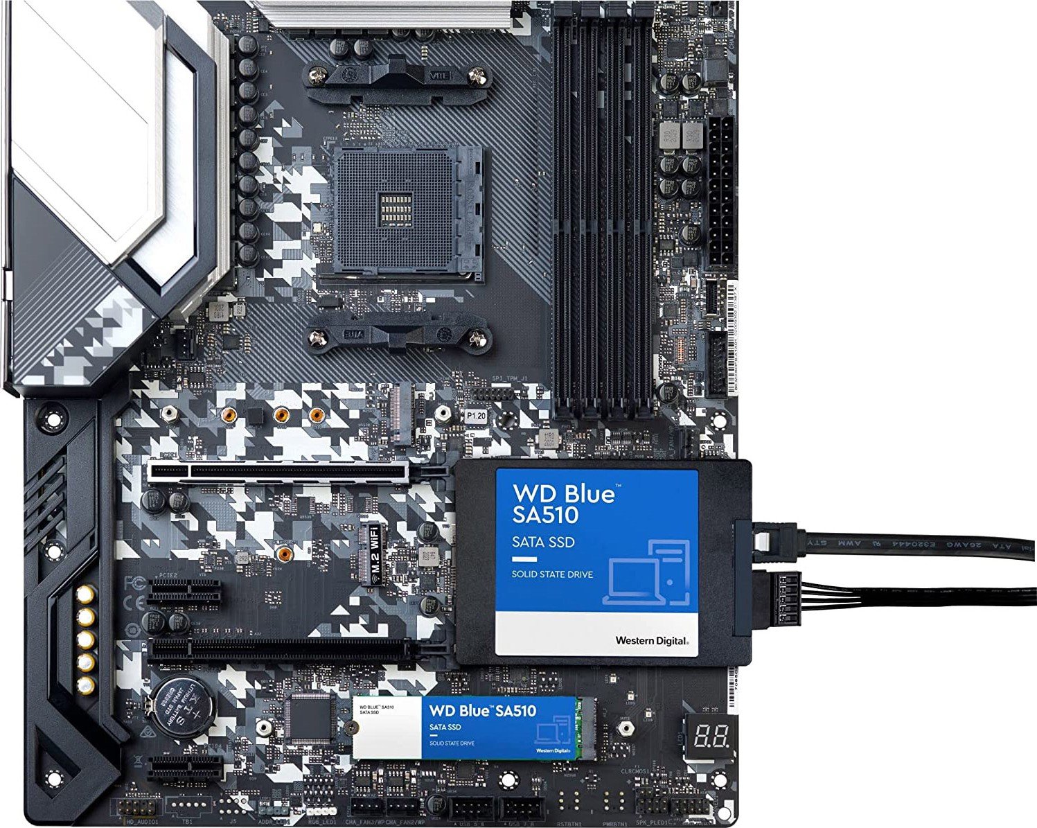 SSD-накопитель M.2 500GB WD Blue SA510 (WDS500G3B0B) купить