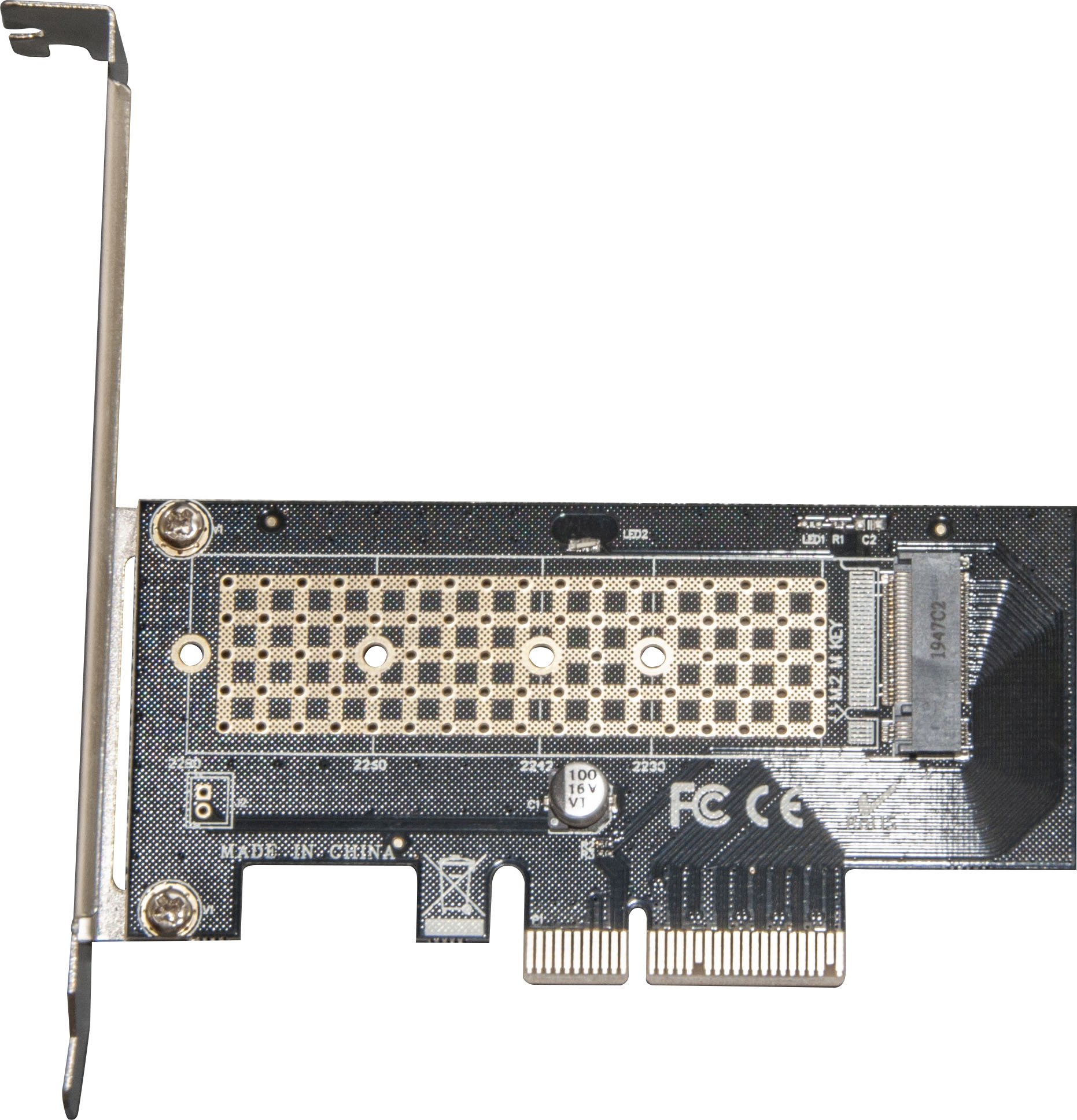 Контроллер PCI-E Frime NVMe M.2 M Key (ECF-PCIEtoSSD003.LP) купить ...