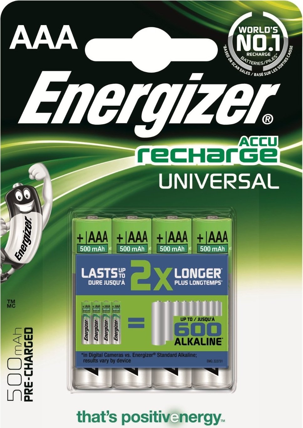 Energizer аккумулятор аа