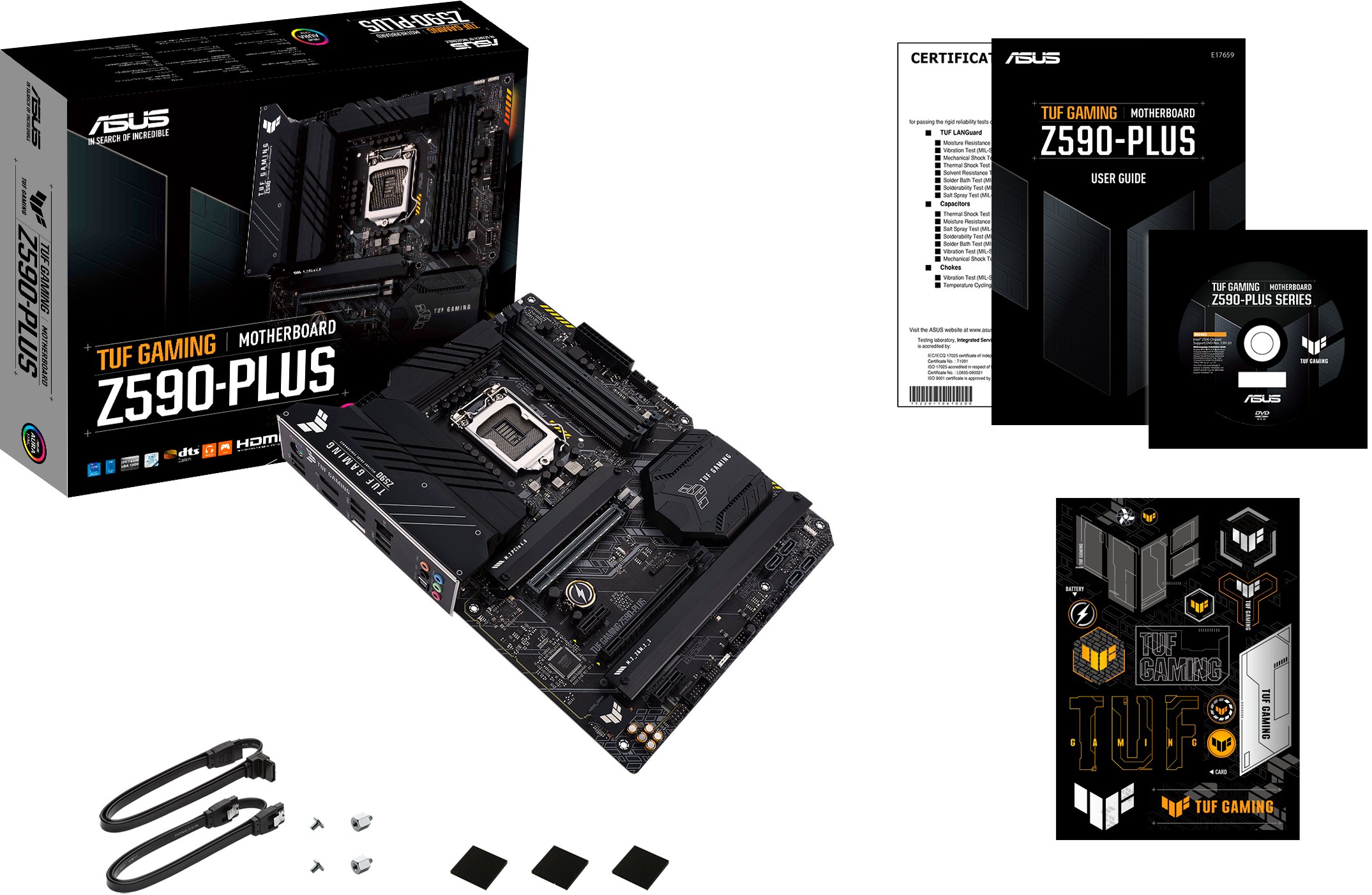 Материнская плата Asus TUF Gaming Z590-Plus s-1200 Z590 купить | Elmir ...