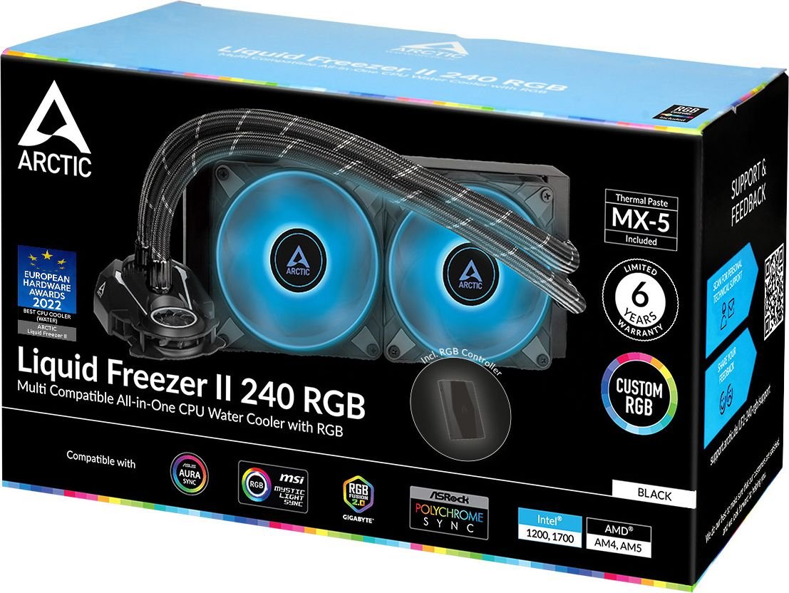 Водяное охлаждение Система водяного охлаждения Arctic Liquid Freezer II ...