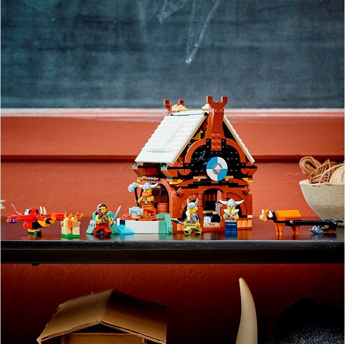 Конструктор LEGO Creator Корабль викингов и Мидгардский змей