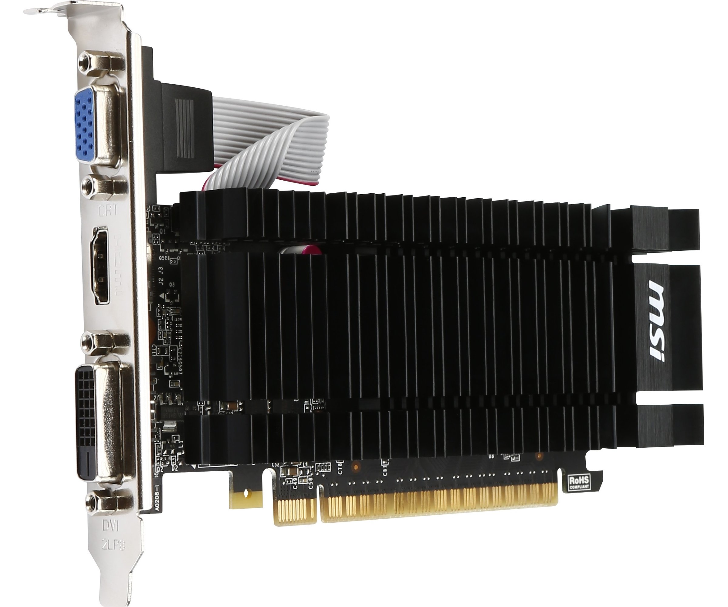 Видеокарта MSI PCI-E GeForce GT720 2GB DDR5 (N720-2GD5HLP) - купить в ...