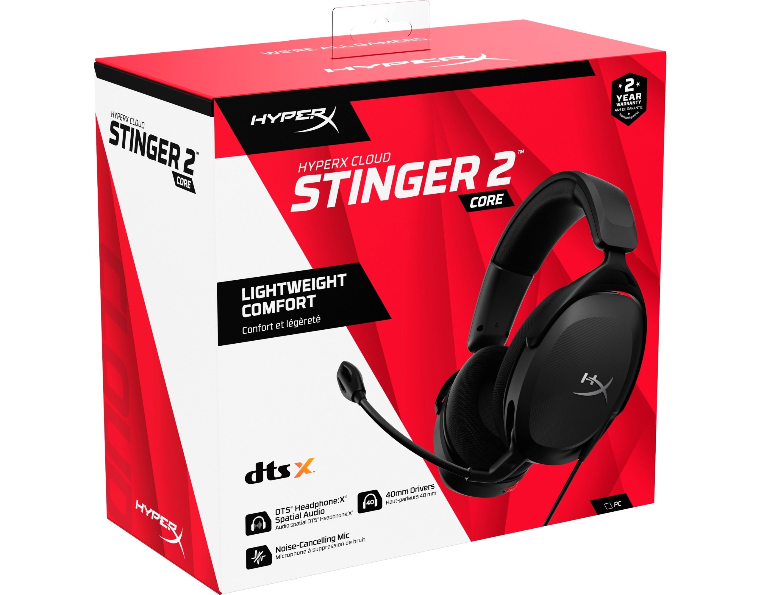 Наушники HyperX Cloud Stinger 2 Core Wired Black (683L9AA) купить ...