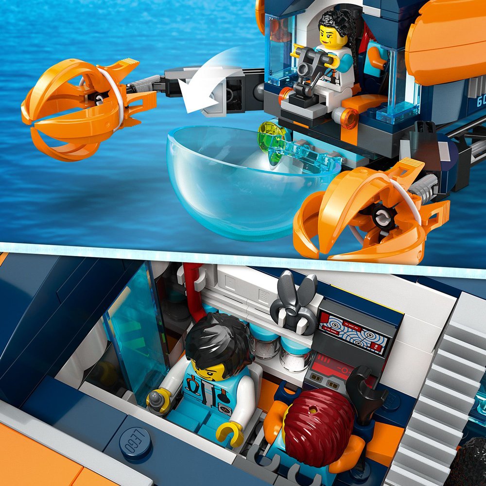 Конструктор LEGO City Глубоководная исследовательская подводная
