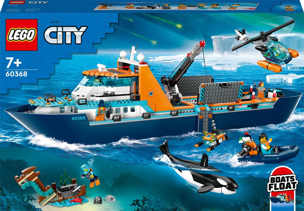Конструктор LEGO City Арктический исследовательский корабль (60368