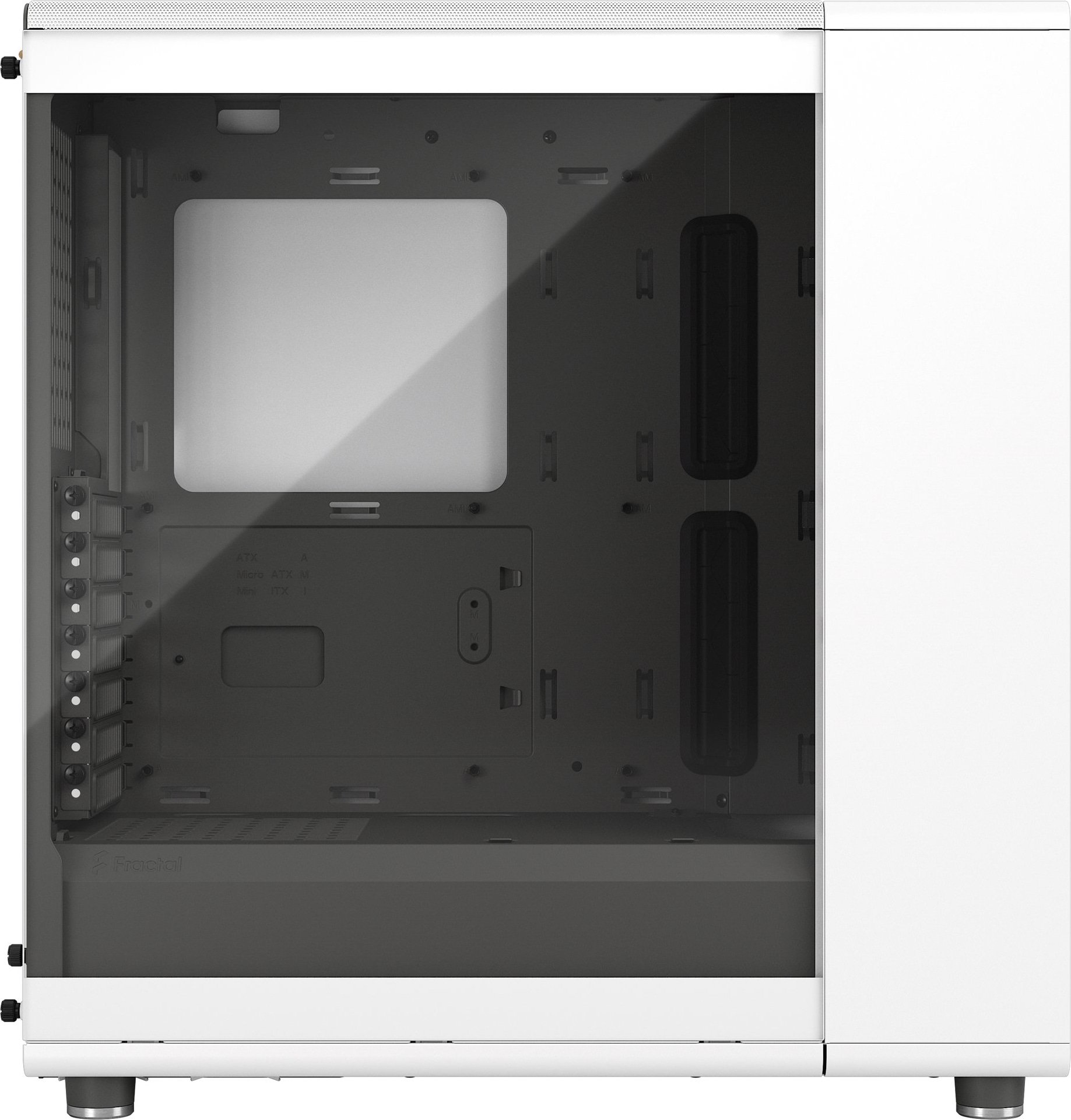 Корпус Fractal Design North TG Clear Tin б/БЖ Chalk White (FD-C