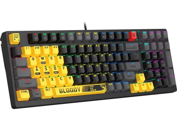 Клавиатура Bloody S98 Sports Lime Red Switch RGB USB купить