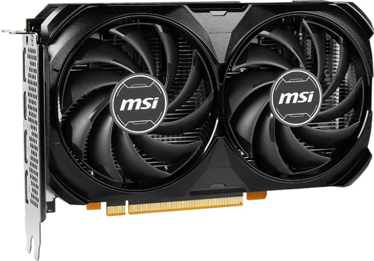 Видеокарта MSI PCI-E GeForce RTX 4060 8GB DDR6 (RTX 4060 VENTUS 2X