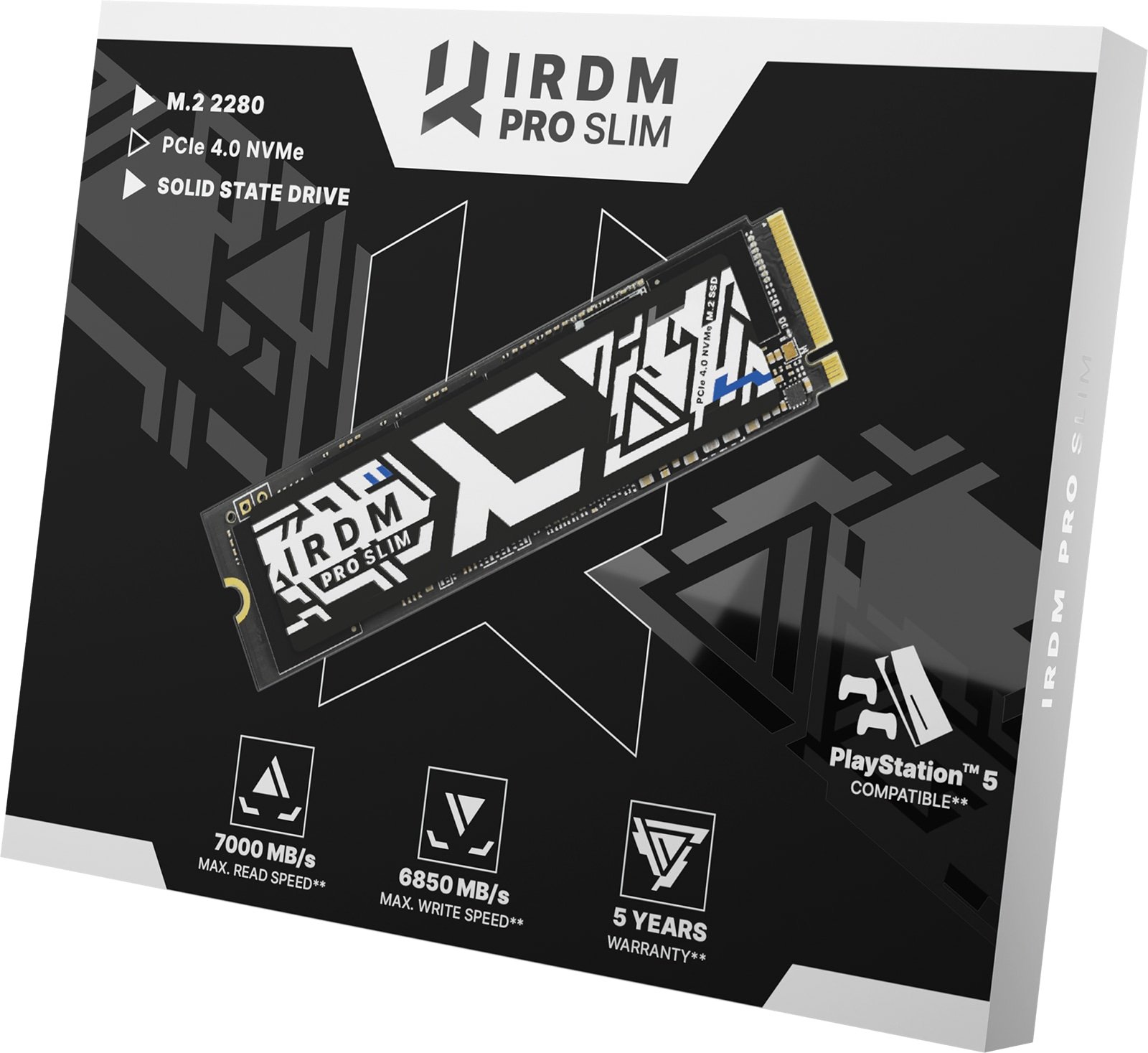 M Irdm Ssd Goodram IRDM PRO SLIM, 2TB, Gen4 X4 (IRP-SSDPR-P44S-2K0-80)