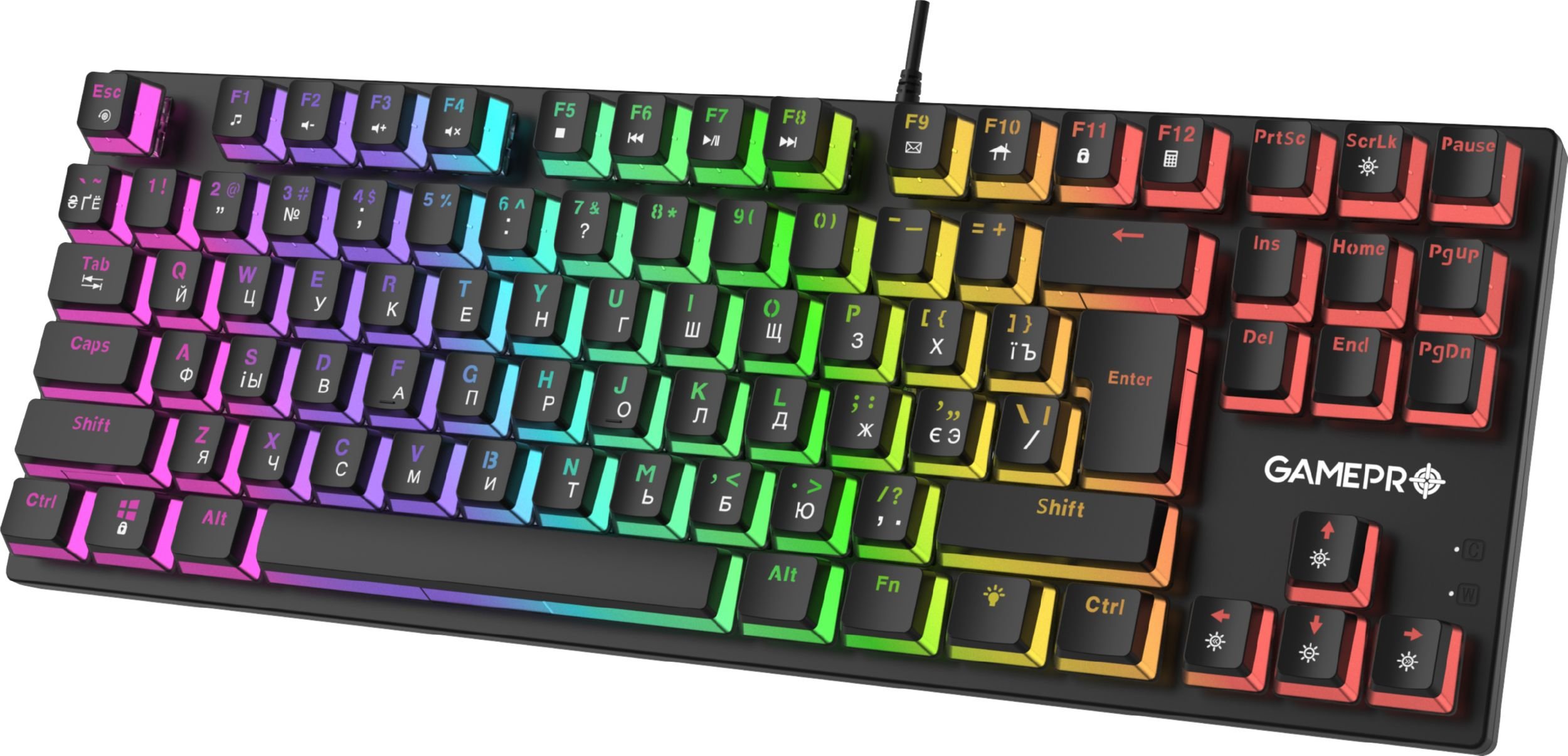 Клавиатура GamePro MK80B Blue Switch RGB купить | Elmir - цена, отзывы ...