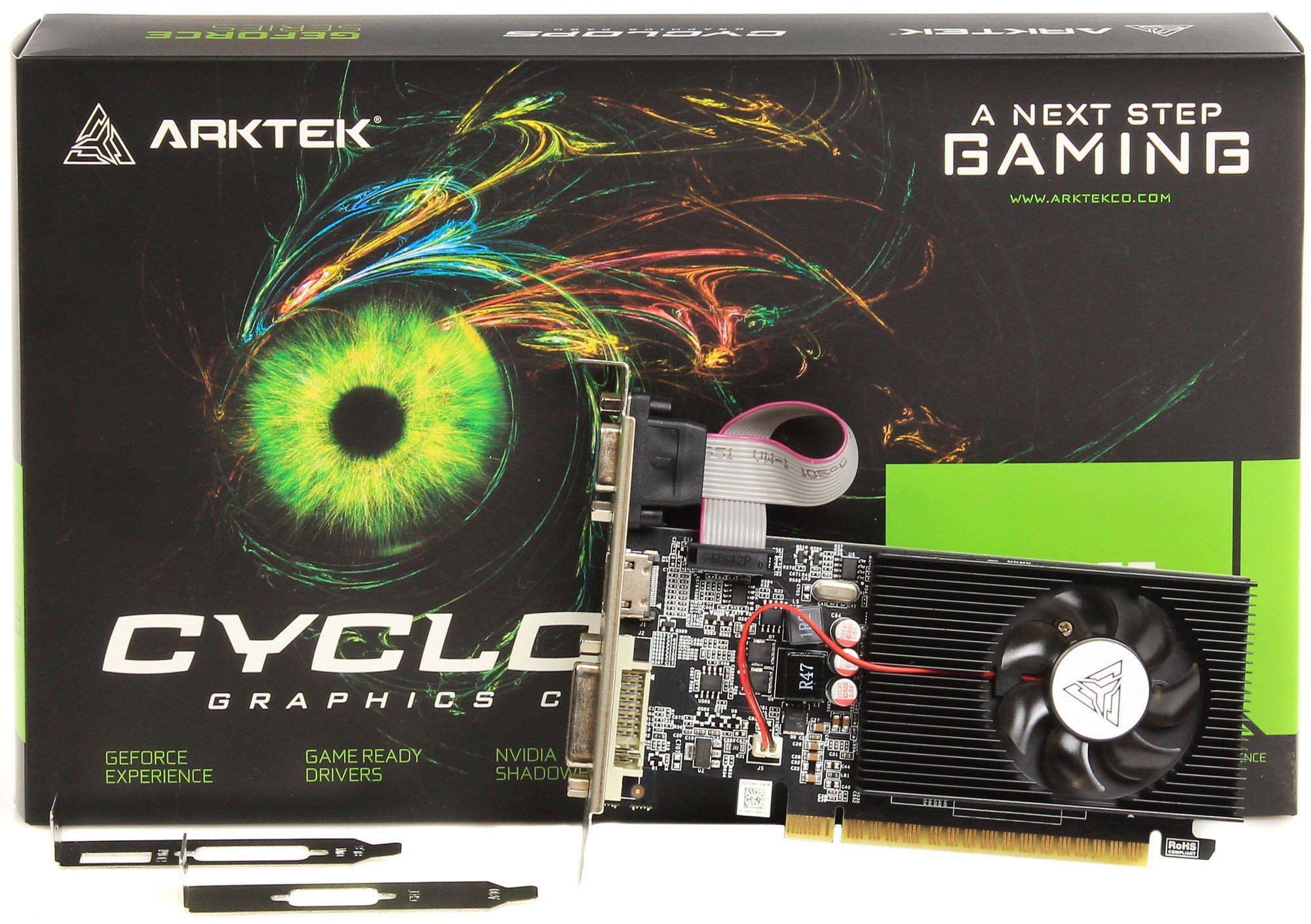 Видеокарта Arktek PCI-E GeForce GT730 4GB DDR3 LP (AKN730D3S4GL1 ...