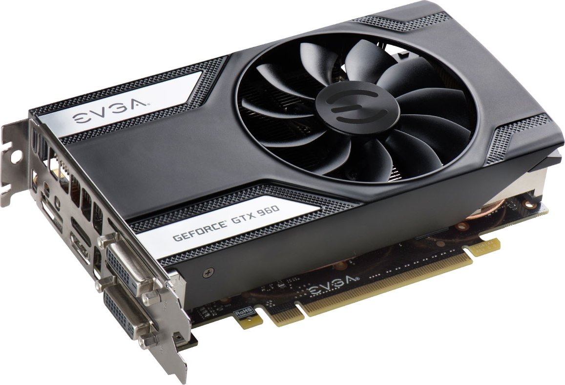 Видеокарта EVGA PCI-E GeForce GTX960 2GB DDR5 SC GAMING (02G-P4-2962-KR ...