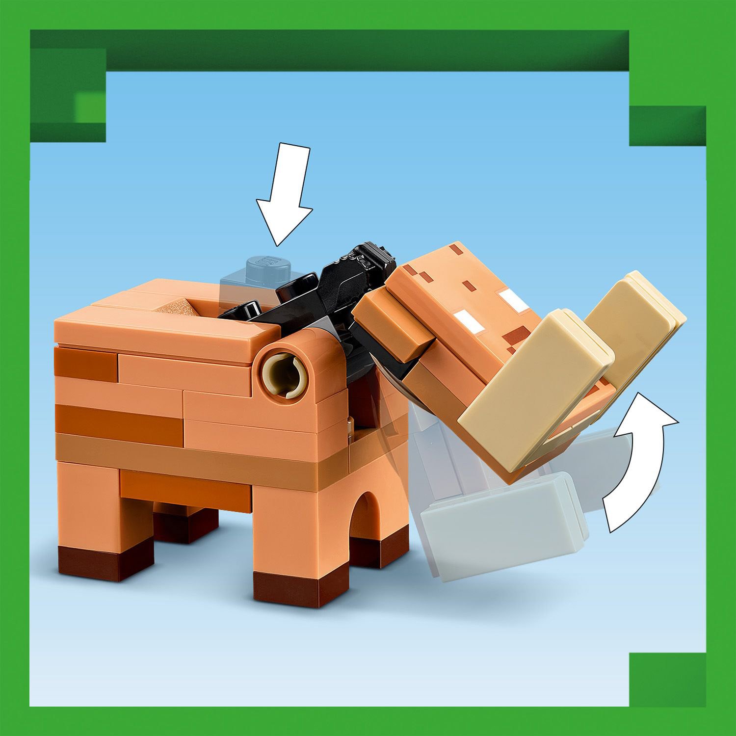 Конструктор LEGO Minecraft Засада у портала в Нижний мир (21255