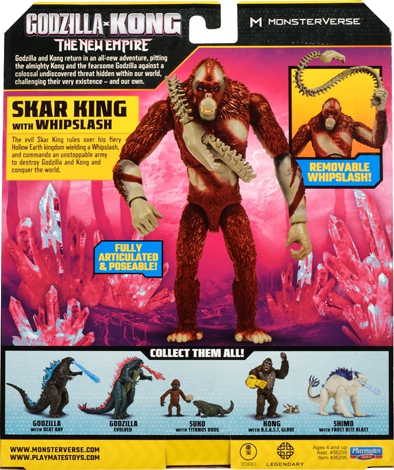 Фигурка Godzilla vs. Kong Скар Кинг с оружием (35205) купить