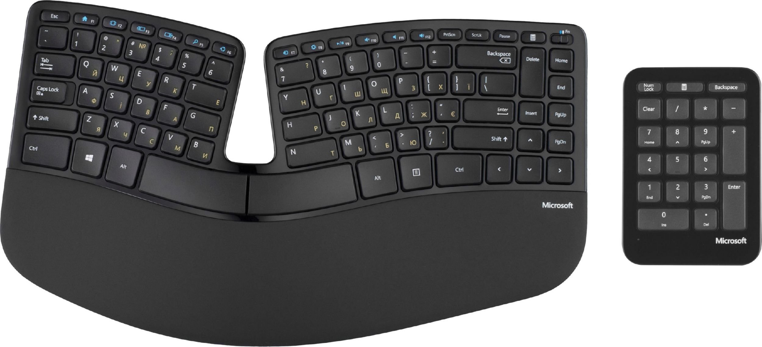 Клавиатура Microsoft Sculpt Ergonomic Keyboard Black ENG (5KV