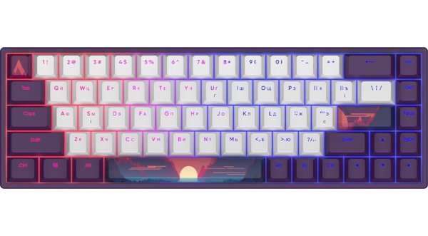 Клавиатура Dark Project 68 Sunrise RGB ANSI ENG/UA