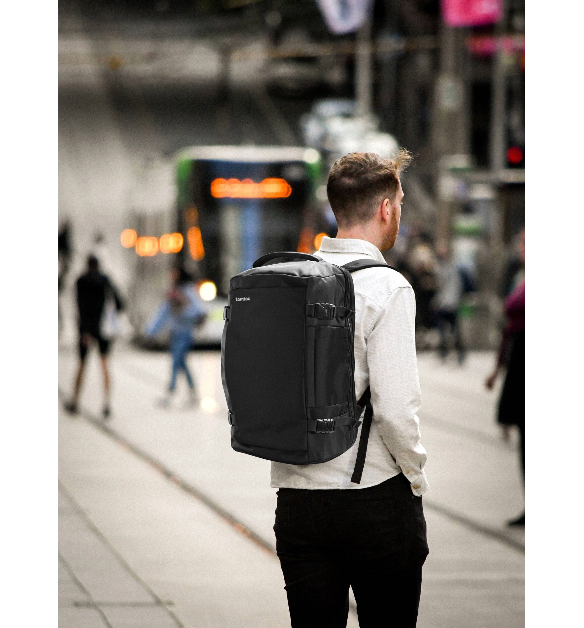 Рюкзак Tomtoc Navigator-T66 Travel Laptop Backpack Black 38L 