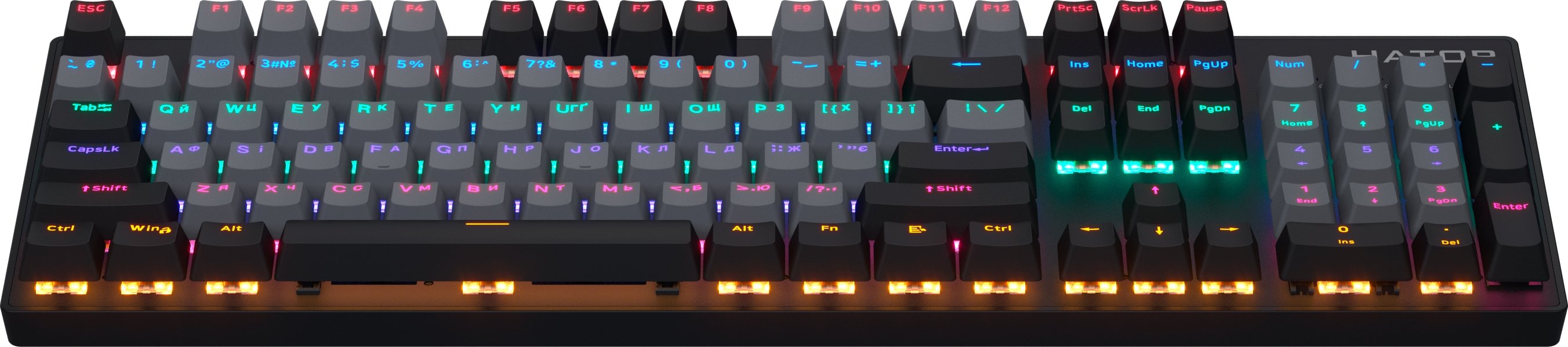 Клавиатура Hator Starfall Rainbow Origin Red (HTK-608-BGB) купить ...