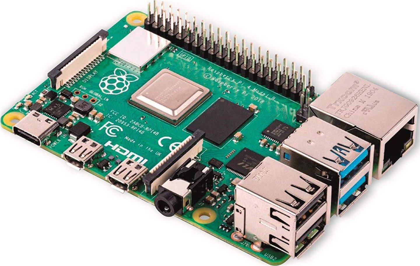Одноплатный компьютер Raspberry Pi 4 Model B 4GB (RPI4-MODBP-4GB