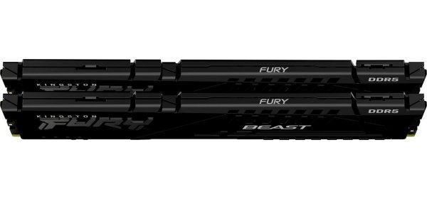 Модуль памяти Kingston Fury DDR5 32GB 2x16GB 6000MHz Beast Black