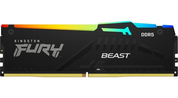 Kingston FURY DDR5メモリー 32GB 5600Mhz Модуль памяти Kingston Fury DDR5 32GB 2x16GB 6000MHz Beast RGB