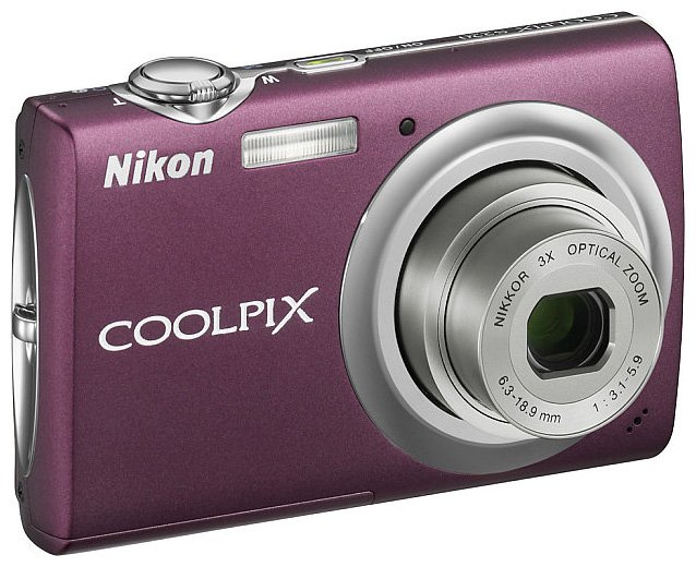 Цифровая фотокамера Nikon Coolpix S220 Plum купить | ELMIR