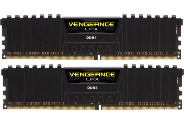 Модуль памяти Corsair DDR4 16GB 2x8GB 3200MHz Vengeance LPX Black