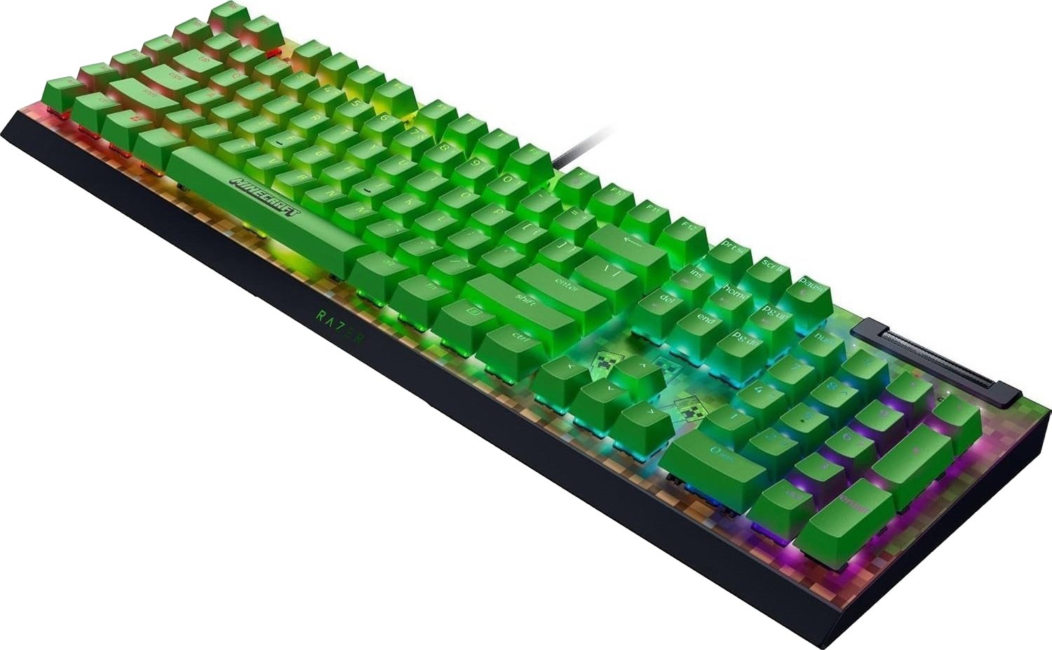 Клавиатура Razer BlackWidow V4 X Minecraft Edition (RZ03-04704100