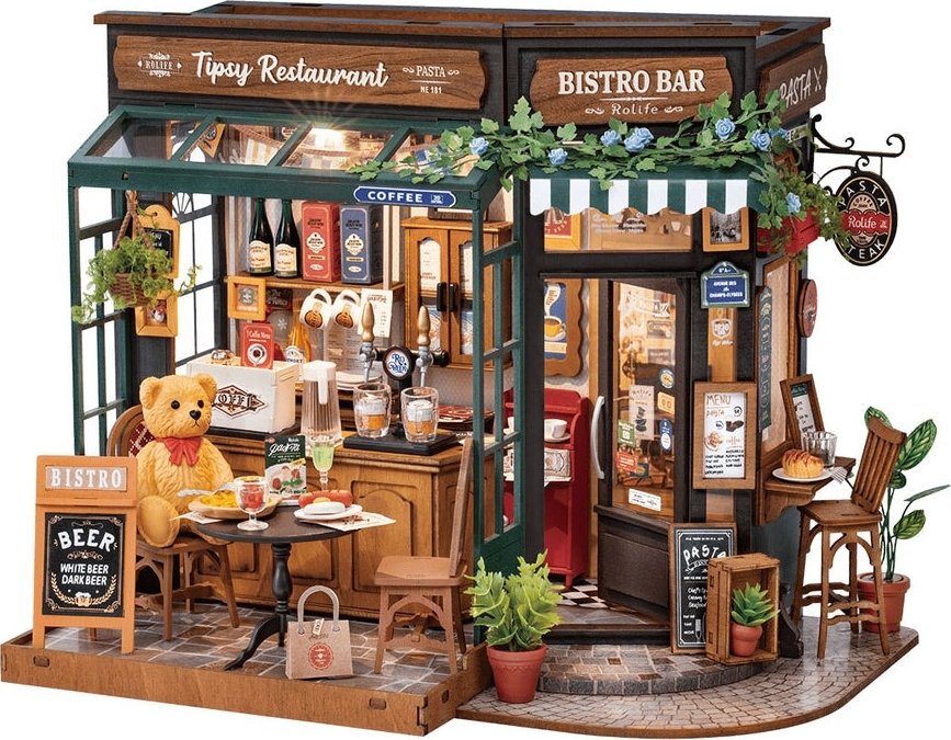 Конструктор Robotime 3D Rolife Coffe and Bar (DG167) купить