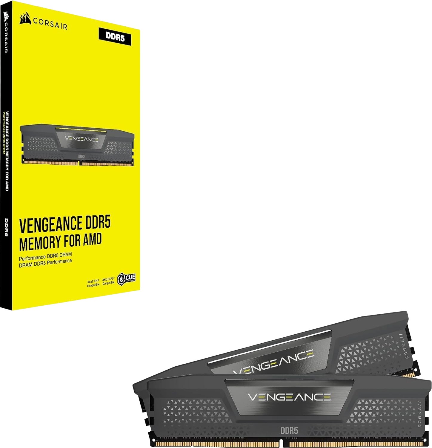 Модуль памяти Corsair DDR5 32GB 2x16GB 6000MHz Vengeance