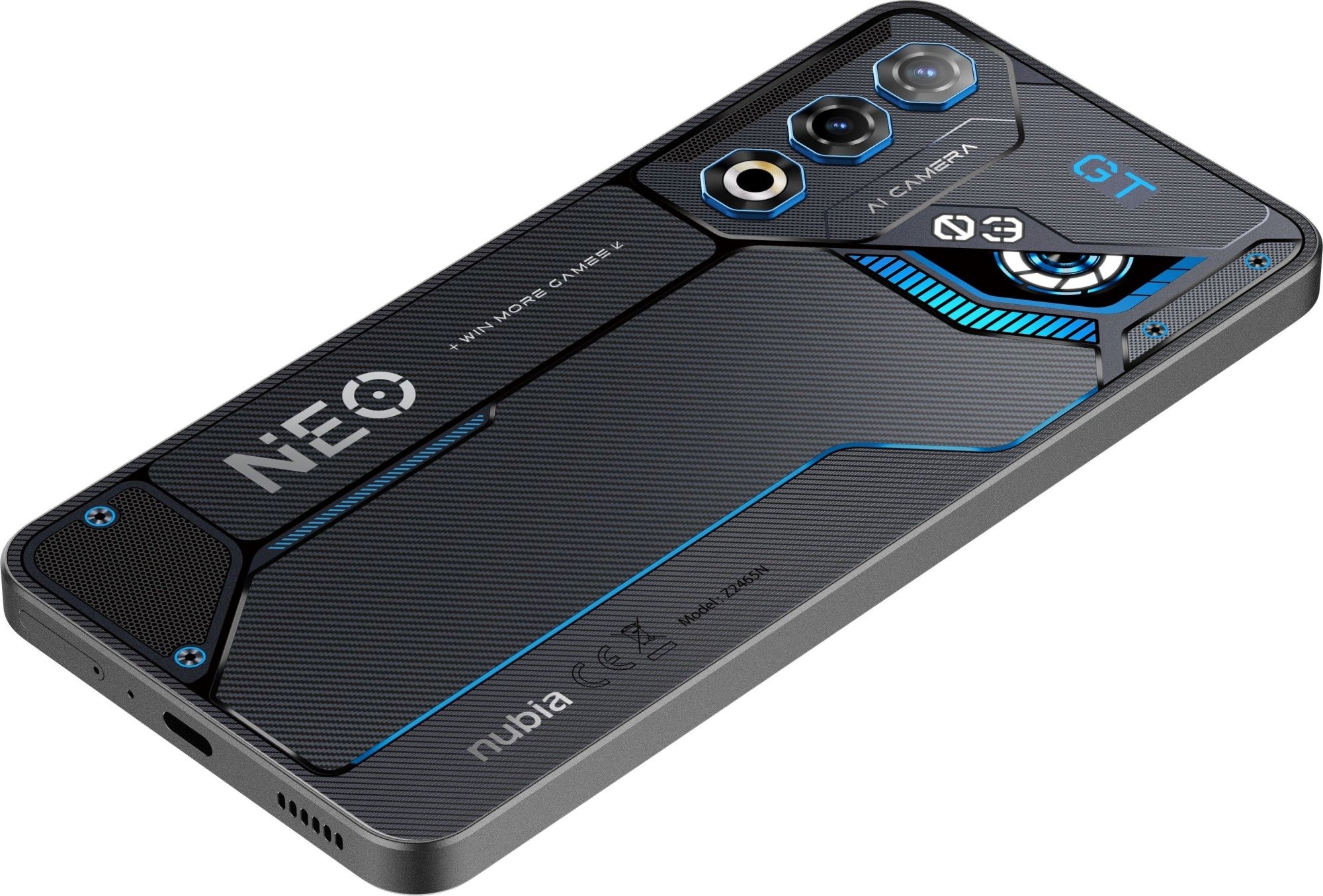 Мобильный телефон ZTE Nubia Neo 3 GT 5G 12/256GB Interstellar Gray