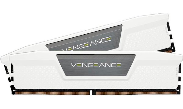 Модуль пам'яті Corsair DDR5 32GB 2x16GB 6000MHz Vengeance White
