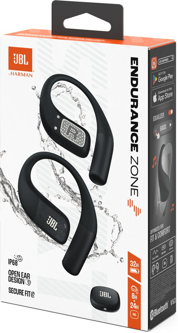 Навушники JBL Endurance Zone Black/Grey (JBLENDUZONEBLKG) купити