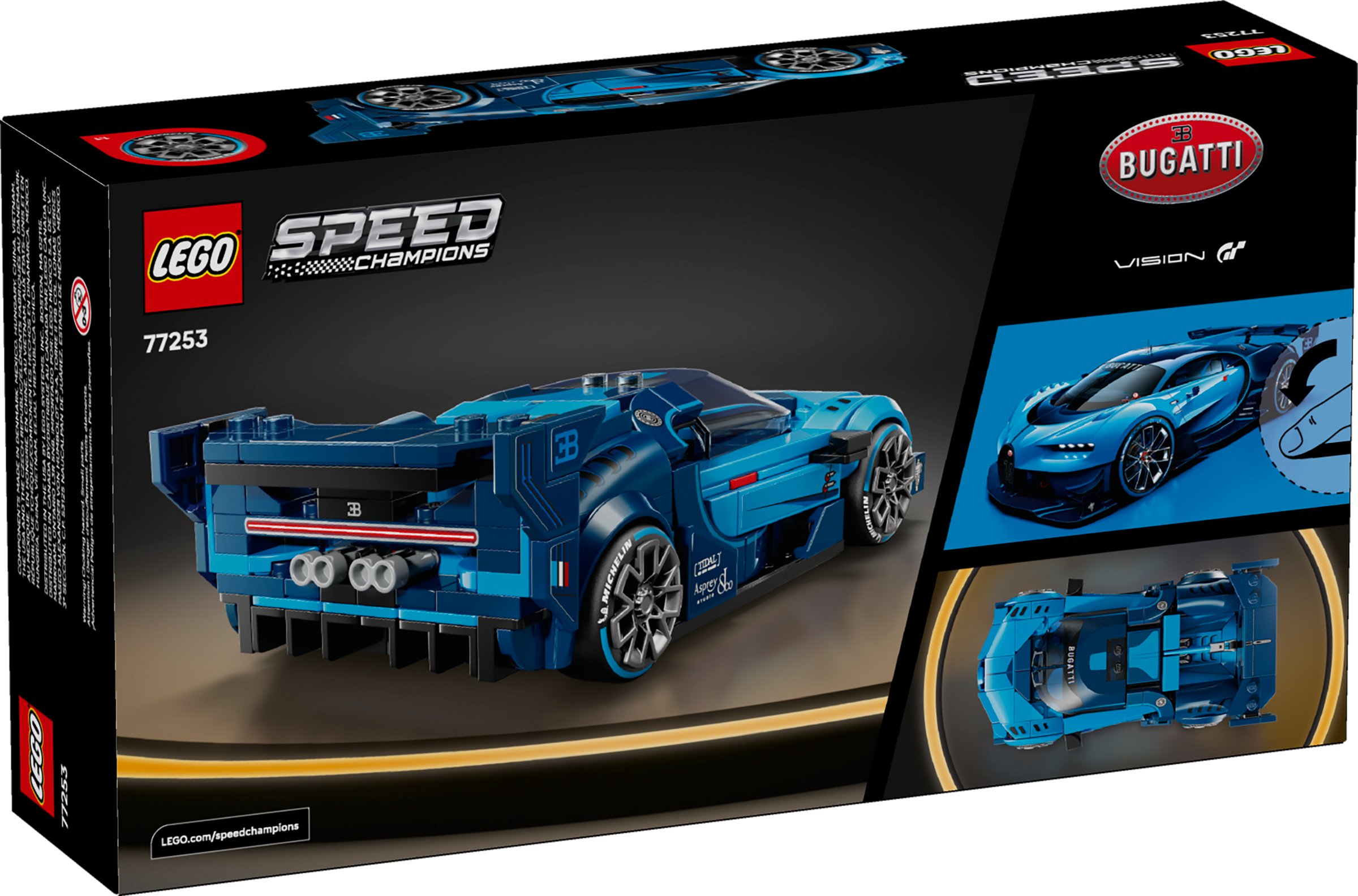 Конструктор LEGO Speed Champions Bugatti Vision Gran Turismo Hyper