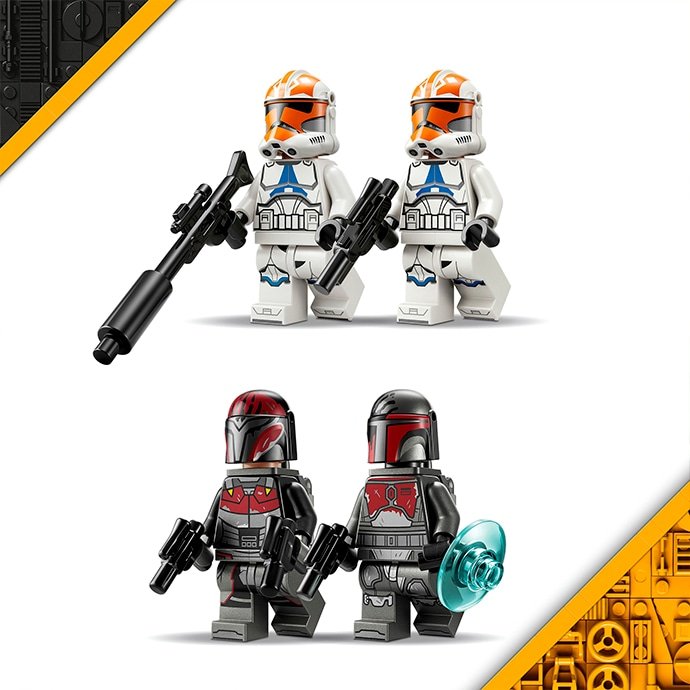 Конструктор LEGO Star Wars Бойовий комплект Облога Мандалора