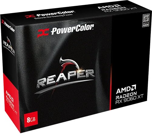 Відеокарта PowerColor PCI-E Radeon RX 9060 XT 8GB DDR6 Reaper