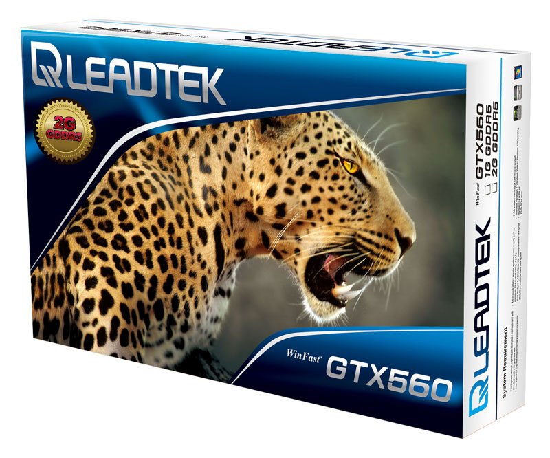 Видеокарта Leadtek PCI-E GeForce GTX560 2GB DDR5