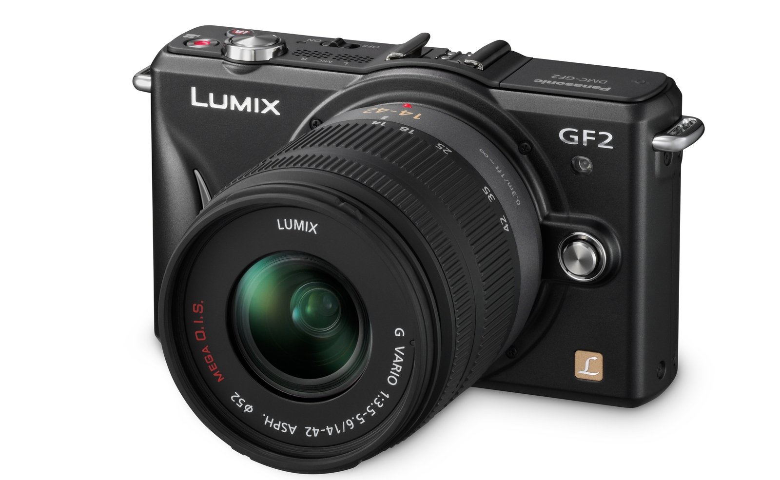 Цифровая фотокамера Panasonic LUMIX DMC-GF2 Black 14-42mm Kit