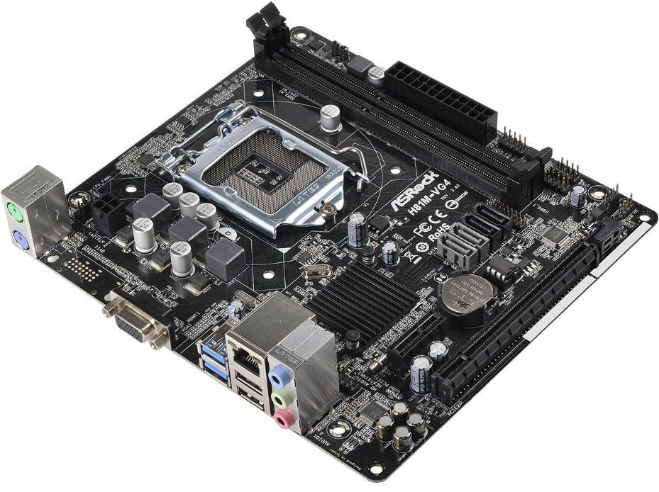 Материнская плата ASRock H81M-VG4 R3.0 s-1150 H81 купить | Elmir - цена ...