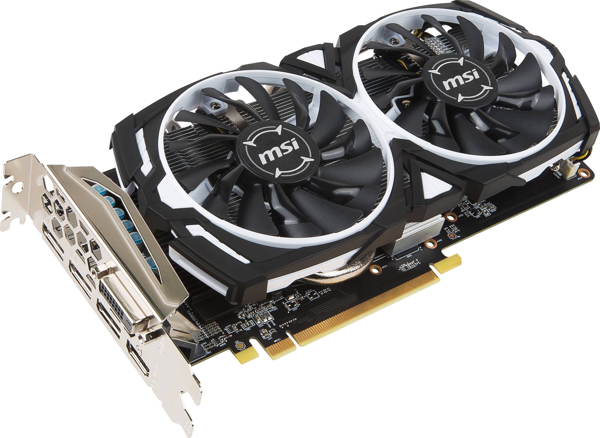 Видеокарта MSI PCI-E Radeon RX 470 4GB DDR5 (RX 470 ARMOR 4G OC ...