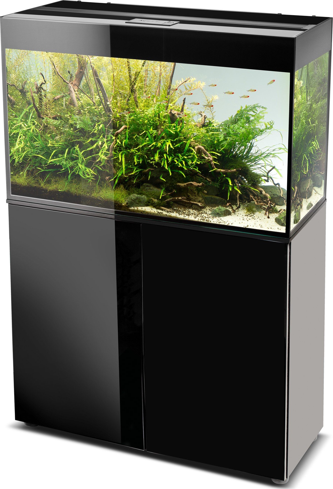 Аквариум Aquael Glossy 150 прямой черный (405L) купить | ELMIR - цена ...