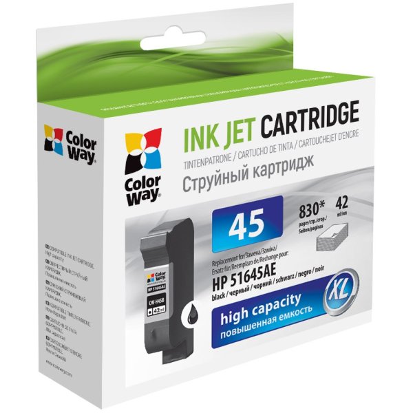 Картридж ColorWay HP 51645AE Black (CW-H45B) купить | ELMIR - цена ...