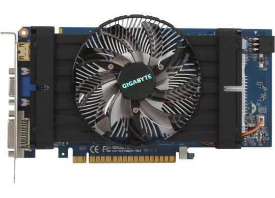 Видеокарта GigaByte PCI-E GeForce GTX550 Ti 1GB DDR5 (GV-N550D5
