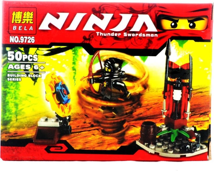 斬鉄劫火　様 Конструктор Bela Ninja Thunder Swordsman: тренировочная застава