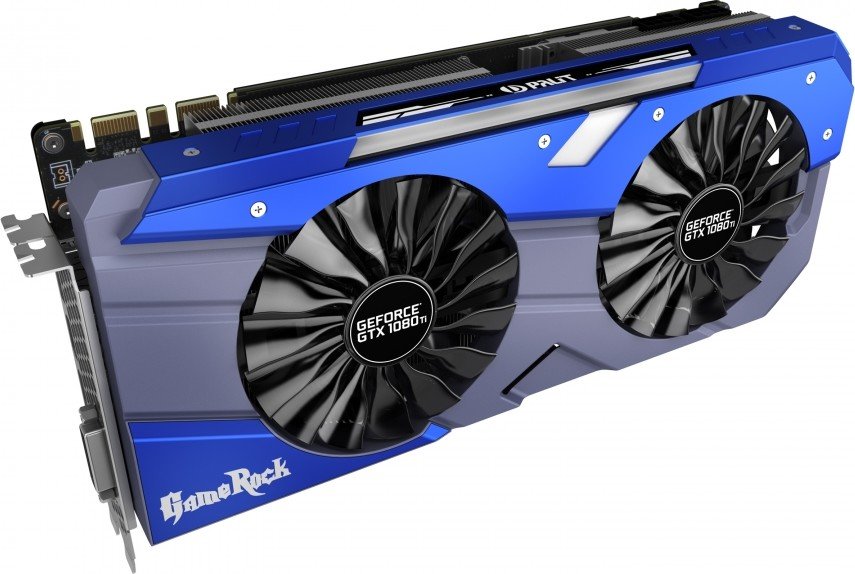 Видеокарта Palit PCI-E GeForce GTX1080 Ti 11GB DDR5X GameRock ...
