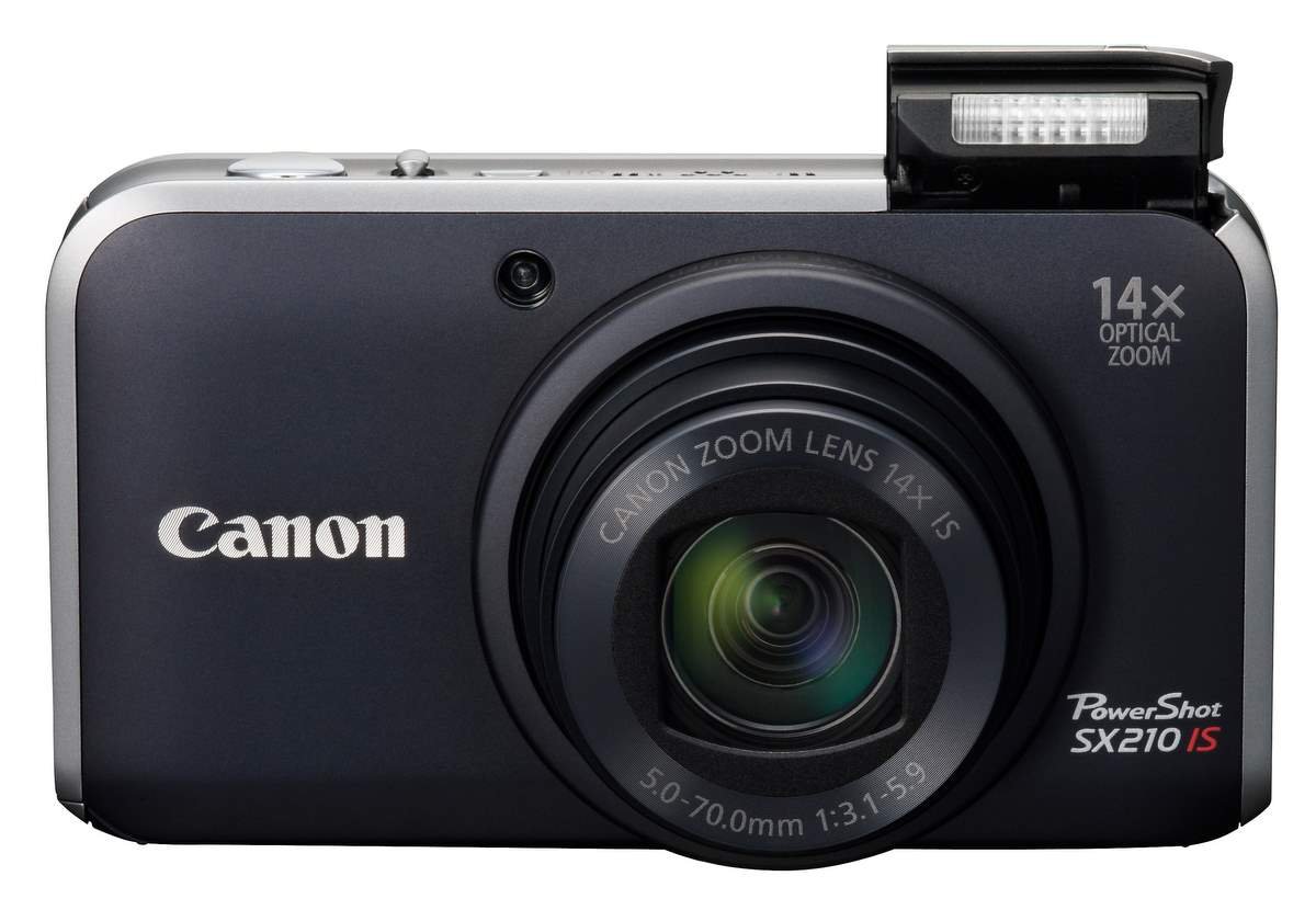 Цифровая фотокамера Canon PowerShot SX210 IS Black купить | ELMIR