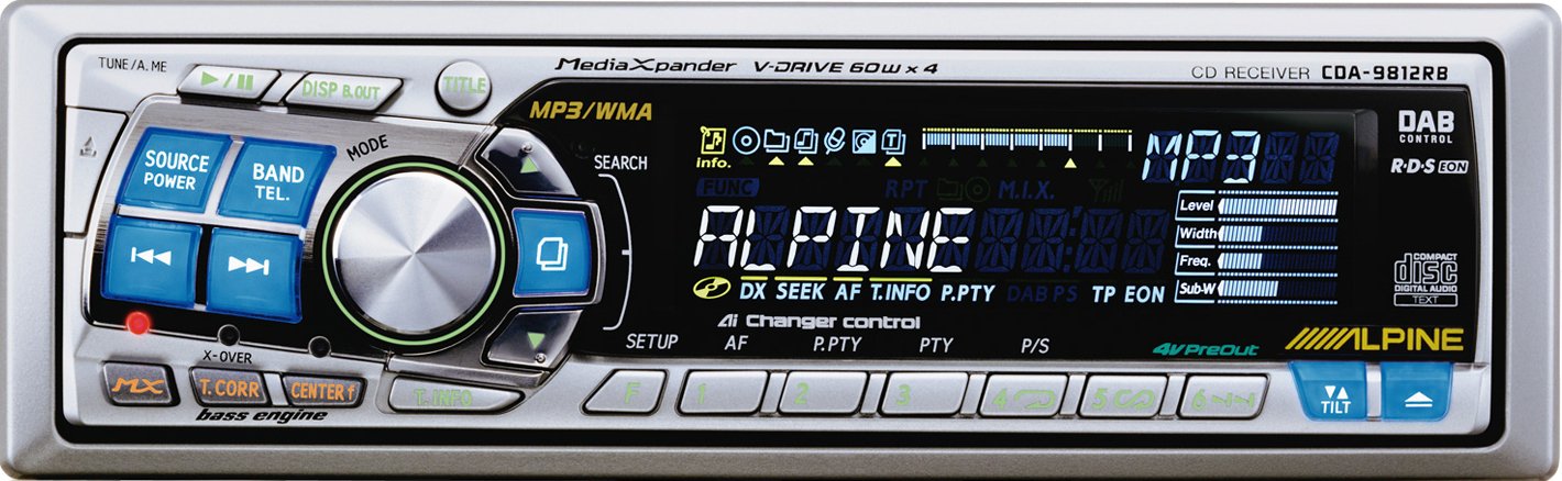 Автомагнитола Alpine CDA-9812RB купить | ELMIR - цена, отзывы